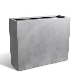 Rozdělovač prostoru a květináč betonového vzhledu Division Lite Barva:: šedá, Rozměry:: 100x35x80cm