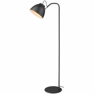 Stojací lampa Nivå černá/přírodní