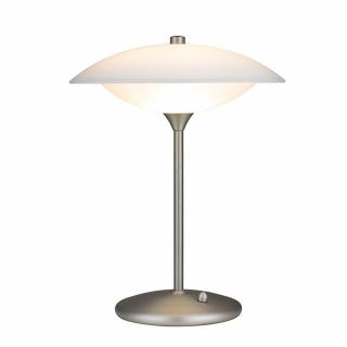 Stolní lampa Baroni stříbrná Rozměry: Ø  30 cm, výška 40 cm