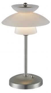 Stolní lampa Dallas rovná bílá Rozměry: Ø  18 cm, výška 30 cm
