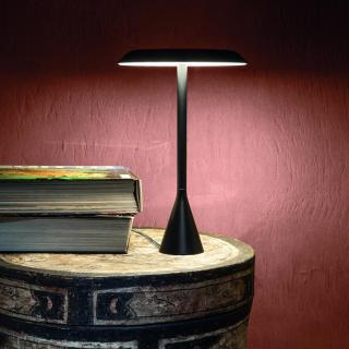 Stolní lampa Panama Mini Barva:: černá, Varianta:: zabudovaná LED baterie