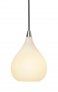 Stropní lampa Drops bílá, stříbrná Rozměry: Ø  17 cm, výška 24 cm