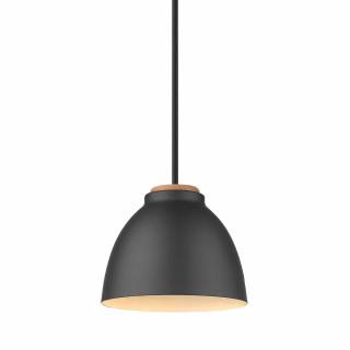 Stropní lampa Nivå černá/přírodní Rozměry: Ø  14 cm, výška 16 cm