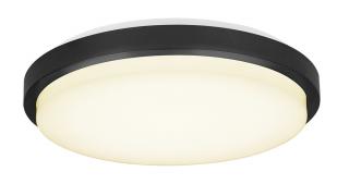 Stropní/nástěnná lampa Upscale bílá, černá Rozměry: Ø  22 cm, výška 5 cm