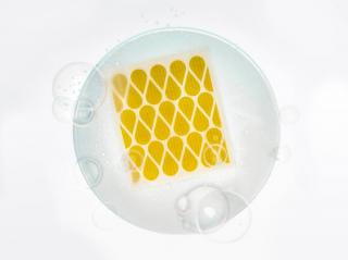 Švédská houbová utěrka Pappelina OTIS Mustard/Vanilla
