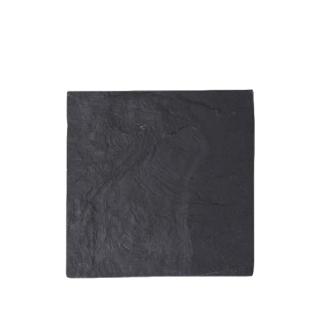 Vance Kitira břidlicový servírovací talíř čtverec černý Rozměry: 30,5 x 30,5 cm