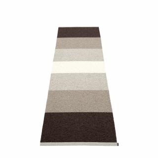 Vinylový koberec Kim Dark Brown velikost: 70x240cm