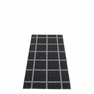 Vinylový koberec Pappelina Ada černá velikost: 70x150cm