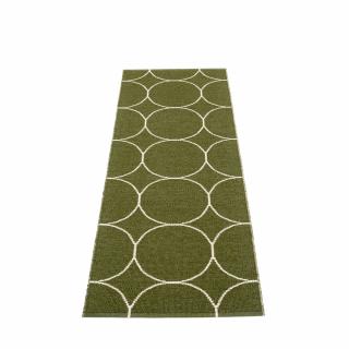 Vinylový koberec Pappelina BOO dark olive velikost: 70x200cm