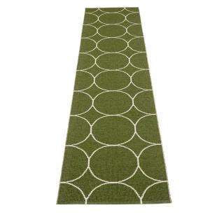 Vinylový koberec Pappelina BOO dark olive velikost: 70x400cm