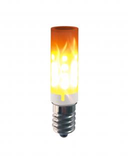 Žárovka LED Colors Burning Flame E14