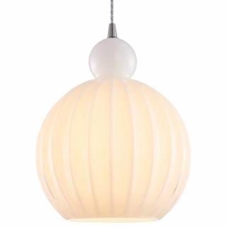 Závěsná lampa Ball Ball bílá Rozměry: Ø  32 cm, výška 45 cm