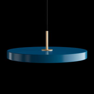 Závěsné LED svítidlo Asteria Barva uchycení:: bronzová, Barva:: modrá