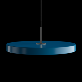 Závěsné LED svítidlo Asteria Barva uchycení:: černá, Barva:: modrá