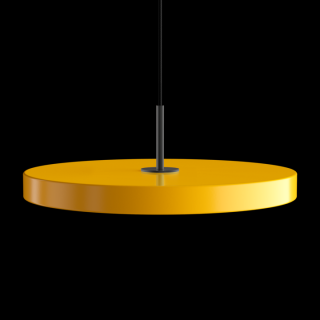 Závěsné LED svítidlo Asteria Barva uchycení:: černá, Barva:: žlutá