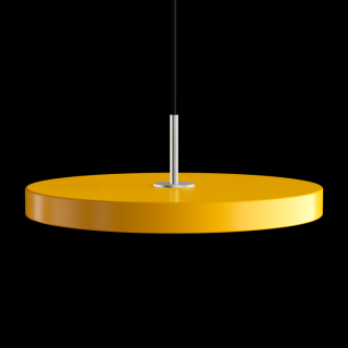 Závěsné LED svítidlo Asteria Barva uchycení:: ocelová, Barva:: žlutá
