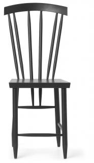 Židle Family dřevěná - černá / bílá / dub varianta: no. 3 black