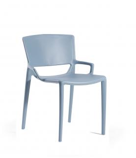 Židle Fiorellina - neperforovaná Barva sedáku a opěradla z recyklovaného plastu: Powder blue IS503