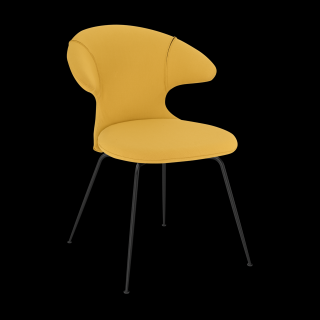 Židle Time Flies Barva nohou:: černá, barva potahu:: žlutá