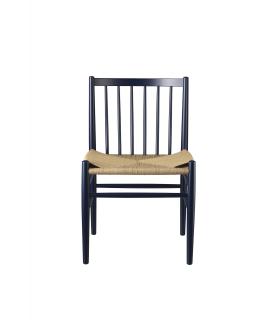 Židle z bukového masivu J80 modrý lak