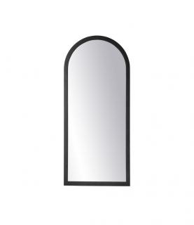 Zrcadlo Mossø s dubovým rámem Barva dřeva:: černá, Rozměry:: 90x40cm