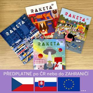 Roční předplatné – RAKETA 2024 (38-41) země doručení: Česká republika