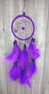 Lapač snů-1 kruh,fialový