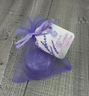 Mini mýdlo růžička, levandule, fialové 20g