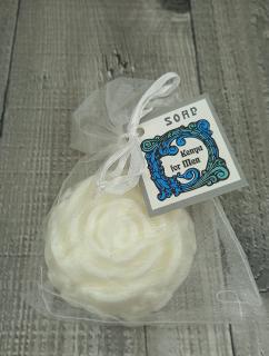 Mýdlo růže-pánské, bílé 90g