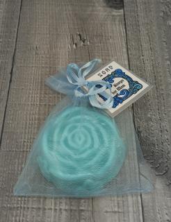 Mýdlo růže-pánské, modré 90g