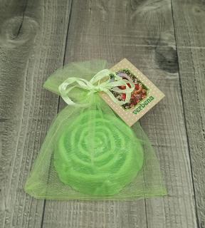 Mýdlo růže verbena zelené 80g