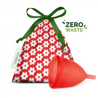 LadyCup menstruační kalíšek Divoká třešeň Velikost: S, Obal: Zero waste – bez plastového a papírového obalu