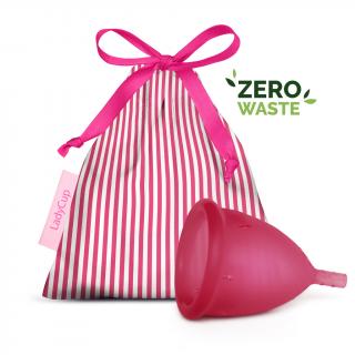 LadyCup menstruační kalíšek French Fuchsia Velikost: S, Obal: Zero waste – bez plastového a papírového obalu
