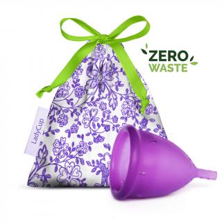 LadyCup menstruační kalíšek Letní švestka Velikost: S, Obal: Zero waste – bez plastového a papírového obalu