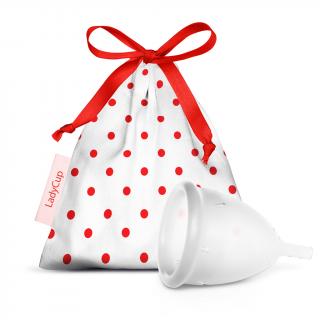 LadyCup menstruační kalíšek Transparentní Velikost: S, Obal: Standardní obal