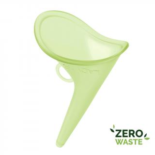 LadyP pomůcka pro čůrání vestoje zelená Obal: Zero waste – bez plastového a papírového obalu
