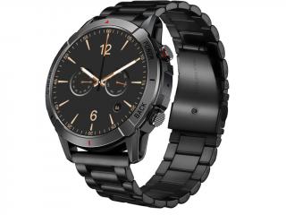 Chytré hodinky Madvell Horizon s bluetooth voláním černá s černým kovovým řemínkem
