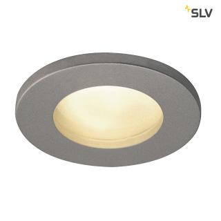 SLV Vestavné kulaté svítidlo do sprchy IP65 Barva výrobku: Stříbrošedá