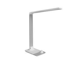 Stolní LED lampička MASTER LED s integrovanou bezdrátovou nabíječkou - bílá, šedá, černá Barva výrobku: Bílá