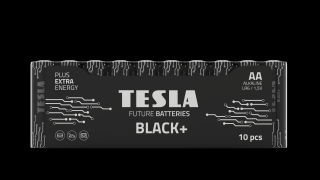 Tesla BLACK+ AA tužková baterie 10ks, smršťovací fólie