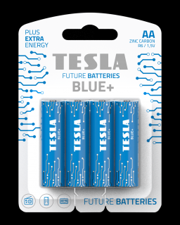 Tesla BLUE+ AA tužková baterie 4ks, blistrová fólie