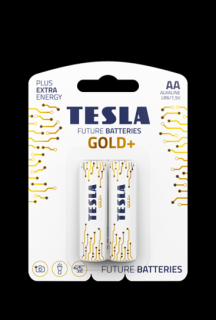 Tesla GOLD+ AA tužková baterie 2ks, blistrová fólie