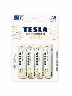 Tesla GOLD+ AA tužková baterie 4ks, blistrová fólie