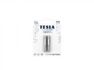 Tesla SILVER+ AAA tužková baterie 2ks, blistrová fólie