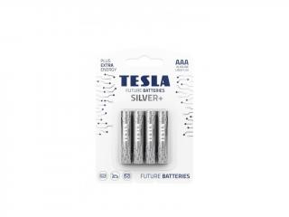 Tesla SILVER+ AAA tužková baterie 4ks, blistrová fólie