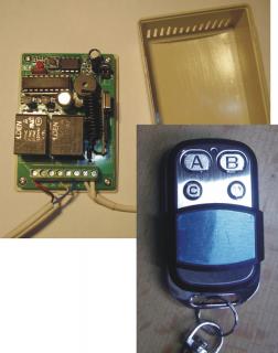 Dálkový ovladač RF k LED panelům (Dálkový ovladač RF k LED panelům)