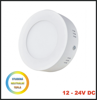 LED PANEL 12W / 12-24V DC- přisazený (nestmívatelný LED panel 12-24V DC, 12 W - přisazený)