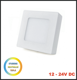 LED PANEL 12W /12-24V DC - přisazený (nestmívatelný LED panel 12-24V DC, 12 W - přisazený)