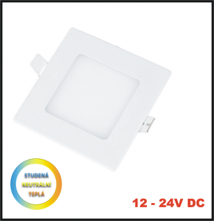 LED PANEL 12W /12-24V DC - vestavný (LED panel 12-24V DC, 12 W - vestavný - nestmívatelný)