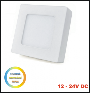 LED PANEL 17 W / 12-24V DC - přisazený (nestmívatelný LED panel 12-24V DC, 17 W - přisazený)